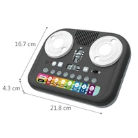Mezcladora RUNALAND DJ Go-Go (STEAM) Educativa, Electrónica, de Plástico ABS, Funciona con Pilas, Consola de Mezclas para Niños Mayores de 5 Años, Unisex