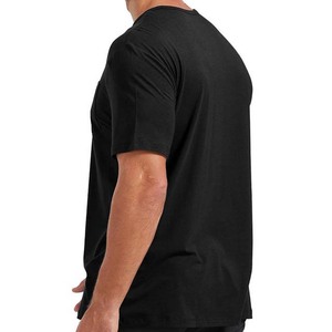 Camisetas de Manga Corta para Hombre de Alta Calidad Hechas en Pakistán, Diseño Exclusivo, Logotipo Personalizado en la Parte Delantera, 100% Algodón, Color Negro, Venta al Por Mayor - Product Image 6