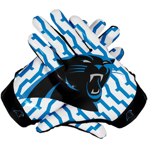 Gants de football américain légers pour receveurs, fermeture auto-agrippante, logo personnalisé, unisexe, vente en gros - Product Image 1