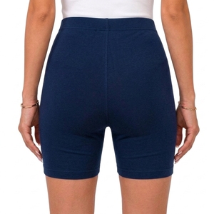 Shorts décontractés pour femmes en coton 100% uni imprimé, design personnalisé, séchage rapide, été, cordon de serrage, haute qualité, shorts longs - Product Image 2