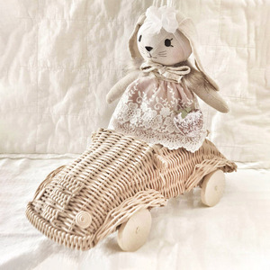 Rattan baby toy <b>car</b> cutest woven convertible <b>cars</b> children vehicle toys direct supply from factory - Product Image 1