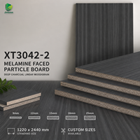Panneau de particules MFC Jinbase XT3042-2 Graphite Ash 18mm E0 4x8ft pour la décoration intérieure moderne