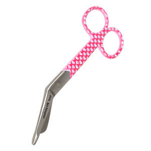 Tijeras para vendajes manuales con diseño de corazones, 14 cm, de acero inoxidable, herramienta de corte médica quirúrgica para primeros auxilios, clínica y hospital - Product Image 2