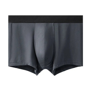 Calzoncillos bóxer de cintura alta para hombre, de secado rápido, transpirables, ecológicos, de algodón y spandex, colores y tallas personalizadas, fabricante de ropa interior OEM - Product Image 5
