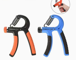Adjustable Hand Gripper Strength <b>Trainer</b> Yellow Purple Anti Slip Handle Fitness Equipment Aluminum Alloy Straight Handle - Product Image 2