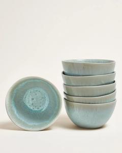 Tazón de Cerámica Verde Aqua Artesanal, Acabado Esmaltado a Mano, Forma Redonda Compacta, Duradero, Apto para Alimentos, Perfecto para Servir con Elegancia - Product Image 5