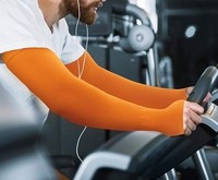 Manchons de compression unisexe respirants anti-UV en Spandex/Polyester pour l'été, le sport, le cyclisme, l'entraînement en extérieur et comme gants de protection solaire 2026