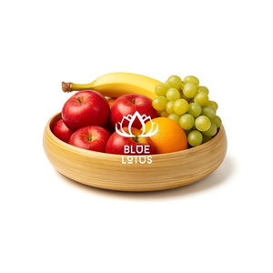 VALUE FOR MONEY Bamboo Bowl Clean Safe Eco Friendly Tableware for Serving Meals, Snacks and Desserts with Durable Bamboo Materia - Product Image 1