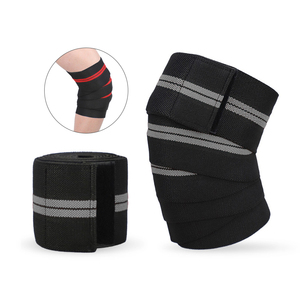New Design <b>Knee</b> Wraps Compression <b>Elastic</b> <b>Support</b> Gym Fitness <b>Knee</b> Wraps For Training - Product Image 2