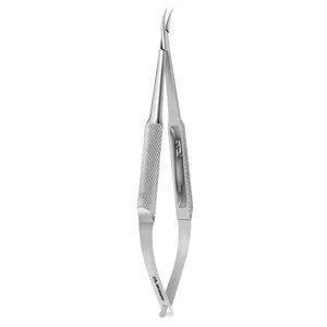 ที่จับเข็มแบบโค้งพร้อมตัวล็อค ทำจากเหล็กกล้าไร้สนิมเกรดทางการแพทย์ คุณภาพสูง สำหรับเครื่องมือผ่าตัดตา - Product Image 1