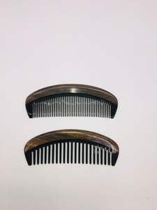 Peigne en corne de buffle et de bœuf polie, fait main, qualité supérieure, unique, taille personnalisée, pour Feng Shui, en poils naturels - Product Image 4