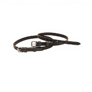 Leather Riding Spur <b>Straps</b> with Customizable Size Color & Logo - Product Image 1