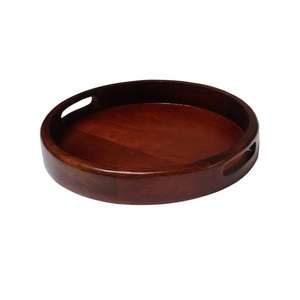 Plateau de service en bois naturel fait main, très demandé, pour servir les aliments – Dernier modèle en bois de manguier pour la maison, le bureau et la cuisine - Product Image 6