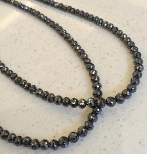 Cuentas Redondas Facetadas Negras Naturales de 6 mm, Hilo de 16 Pulgadas, Proveedor Mayorista de Cuentas Sueltas para Fabricación de Joyería en África - Product Image 5