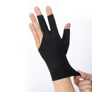 Guantes de Billar Deportivos Elásticos que Absorben el Sudor, Guantes de Snooker Personalizados con 3 Dedos Libres para Carambola, Pool y Snooker - Product Image 5