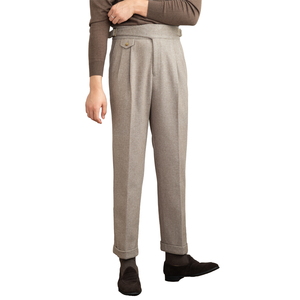 Pantalon de Costume Homme Confortable de Haute Qualité, Coupe Droite Taille Haute, Style Décontracté avec Braguette Zippée, Idéal pour le Bureau - Product Image 6