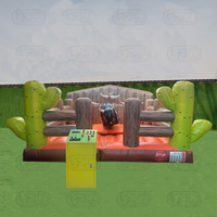 Machine d'équitation pour adultes Jeux mécaniques gonflables Rodeo Ride Bull Bouncer Prix