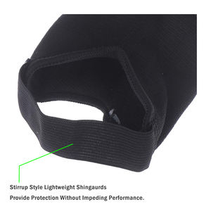 Black EVA <b>Foam</b> Cushioned Shin Pads Protective Gear <b>Model</b> 5031 OEM/ODM TW for Taekwondo Karate Martial Arts Training - Product Image 3