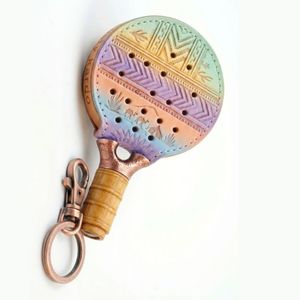 Llavero de Raqueta de Pádel de Alta Calidad, Tamaño Personalizado, Promocional, Duradero, de Goma, con Logotipo Personalizado en Relieve - Product Image 5
