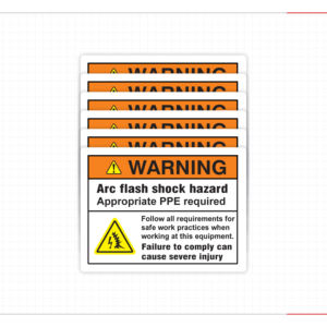 Avertissement : Déconnexion haute tension, alimentation électrique, signalisation de sécurité électrique, conformité OSHA, prudence, alerte industrielle - Product Image 2