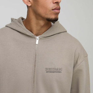 Ensemble de survêtement unisexe 2026 à capuche, coupe ample et oversize, avec sweat-shirt épais à épaules tombantes et pantalon large à jambes superposées - Product Image 4