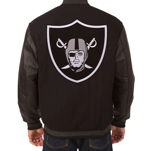 Chaqueta Varsity de Lona Personalizada para Hombre, Precio de Fábrica, Unisex, de la Mejor Calidad, Corte Ajustado, Cuello Alto, Chaquetas de Béisbol OEM para Invierno - Product Image 5
