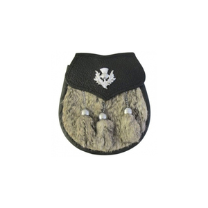 Cartera de Esporanas Escocesas de Diseño Personalizado, Esporanas de Piel de Conejo Semiformales, Nuevo Accesorio para Instrumentos Musicales en Venta - Product Image 5