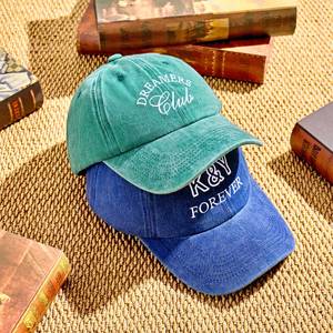 Custom Design Embroidered Baseball Cap Custom <b>Name</b> Personalized Unisex Cotton 6-Panel Adjustable Fit Casual Spring Summer Hat - Product Image 6