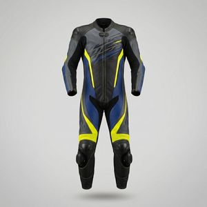 Traje de Motociclismo Profesional de Cuero Vacuno con Protección CE, Traje de Carreras de Una Pieza para Hombre, Equipo de Protección para Motociclistas - Product Image 1