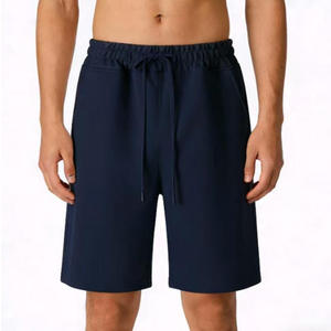 Shorts en molleton de coton personnalisés pour hommes, taille élastique, vêtements décontractés - Product Image 6