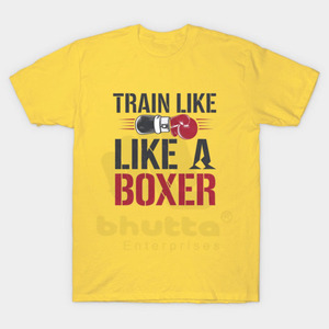 Premium Quality Custom Design Boxing T-Shirt Men 100%Cotton Graphic Tee Train Like A <b>Boxer</b> Print Gym Workout Boxing Gear T-Shirt - Product Image 6