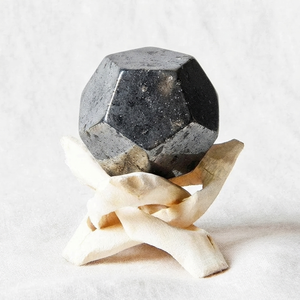 Hematita Natural Pulida, Dodecaedro, Piedra Geométrica, Cristal, Gema, Feng Shui, Piedras Curativas - Product Image 2