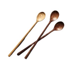Cuillères à long manche très vendues, outils ménagers, cuillères à miel en bois, cuillères à mélanger le café et le thé de haute qualité - Product Image 1