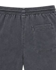 Shorts de bain pour hommes personnalisés gris anthracite, séchage rapide, taille élastique avec cordon de serrage, décontractés pour la plage et les vacances - Product Image 6