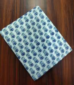 Soft Breathable <b>Block</b> <b>Printed</b> Cotton Fabric Eco Friendly Reusable Floral Custom <b>Print</b> <b>Block</b> <b>print</b> Fabric Bulk Order Supplier - Product Image 2