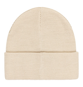 Bonnet unisexe en tricot côtelé vert lime avec revers, patch logo en caoutchouc personnalisé, bonnet d'hiver chaud en acrylique, marque privée, vente en gros, bonnets OEM - Product Image 4