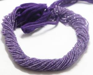Cuentas facetadas de amatista africana natural AAA de 2 mm, micro cuentas facetadas de amatista para la fabricación de joyería, suministros al por mayor. - Product Image 4