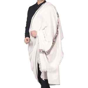 Men Traditional Winter Wool <b>Shawl</b> Soft Warm Solid Breathable Business <b>Wrap</b> - Product Image 3