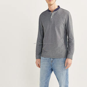 OEM Mode Haute Qualité 100% Coton Solide Hommes pour Chemises-Conceptions Personnalisables En Gros - Product Image 5