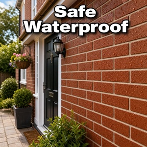 Weather Resistant Elastic Anti Efflorescence <b>Waterproof</b> Eco Friendly Coating 1K For Brick Masonry Low VOC Exterior Wall Crack - Product Image 3