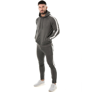 Wholesale Men Tracksuit Anti Pilling Sports Wear Men Track Suit For Sale <b>High</b> Quality 100 % Cotton Men Tracksuit Breathable - Product Image 3