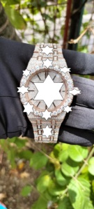Reloj de Lujo de Acero Inoxidable con Esfera Redonda, Cristal de Zafiro, Analógico, Luminoso, con Cierre Plegable - Product Image 6