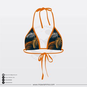 Mawra Premium Custom Floral Swimwear Wholesale Sexy Triangle Bikini 2026 Summer Trend Sublimation Bathing Suit For Women - Product Image 5