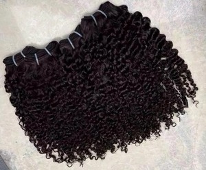 Cheveux brésiliens bouclés Remy naturels très demandés, lots de 100g, texture naturelle, pour perruques de salon, disponibles à la vente - Product Image 4