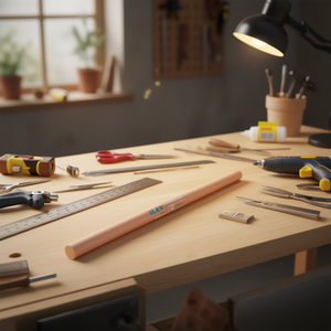 Varilla Redonda de Madera Ilan de 15 mm x 860 mm para Manualidades y Proyectos de Bricolaje - Product Image 3