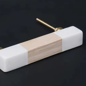 Modern Resin Wood Cabinet Drawers with <b>Ceramic</b> <b>Knobs</b> & Pull Handle for Kitchen Bedroom Bathroom & Living Room Use - Product Image 1