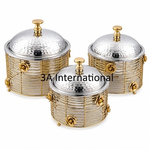 Royal Design Serving Pot Dining Table Top Dinner Parties Catering Service Equipment Hot Pot Double Wall Insulated Casseroles - Product Image 3