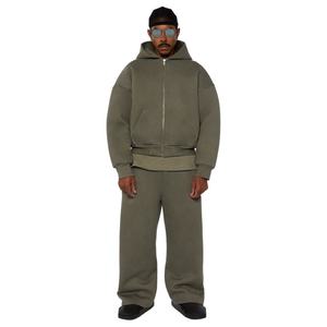 Conjunto Deportivo de Dos Piezas para Hombre, Sudadera Holgada con Capucha y Pantalones Deportivos para Correr, Entrenamiento, Gimnasio y Uso Casual - Product Image 6