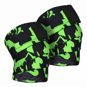 Rodilleras Deportivas Unisex de Diseño Personalizado, Gruesas, Transpirables, Ligeras, de Spandex y Nailon, con Cierre Ajustable de Gancho y Bucle - Product Image 2