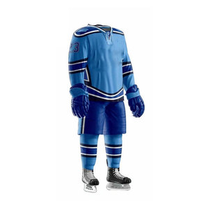 Maillot de hockey sur glace de haute qualité pour équipe sportive, logo personnalisé sur le devant, respirant, coupe classique pour l'hiver - Product Image 2